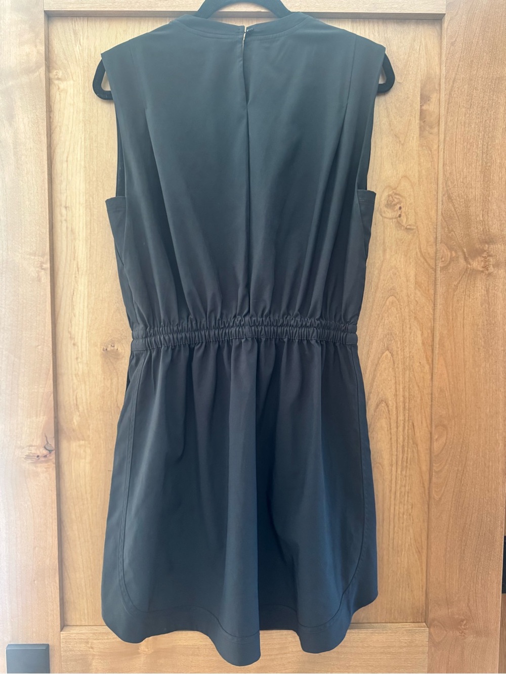 CALIA by Carrie Underwood Black Sleeveless Drawstring Waist Dress - Picture 2 of 2